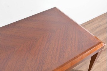 中古　カリモク家具(karimoku)　domani(ドマーニ)　Forza(フォルザ)シリーズ　天板の木目とシャープな足元が美しいダイニングテーブル　定価約85万円　(R-085923)