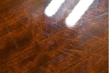 中古　カリモク家具(karimoku)　domani(ドマーニ)　Forza(フォルザ)シリーズ　天板の木目とシャープな足元が美しいダイニングテーブル　定価約85万円　(R-085923)