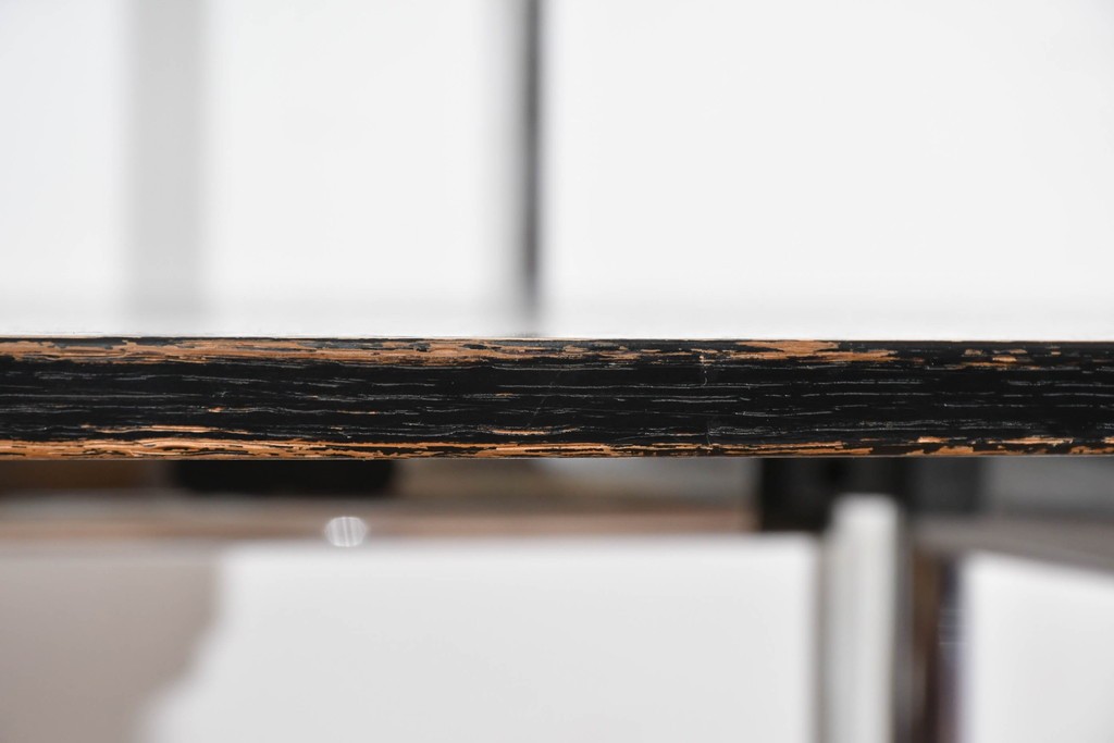 中古　希少な廃番品　USM Haller(USMハラー)　Kitos(キトス)　天板の形状が特徴的なヘキサゴンワークデスク　(R-085925)