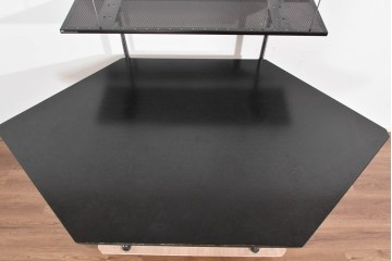 中古　希少な廃番品　USM Haller(USMハラー)　Kitos(キトス)　天板の形状が特徴的なヘキサゴンワークデスク　(R-085925)