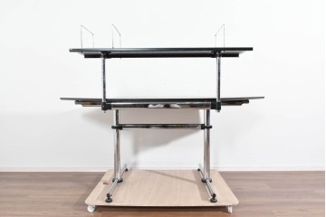 中古　希少な廃番品　USM Haller(USMハラー)　Kitos(キトス)　天板の形状が特徴的なヘキサゴンワークデスク　(R-085925)