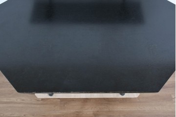 中古　希少な廃番品　USM Haller(USMハラー)　Kitos(キトス)　天板の形状が特徴的なヘキサゴンワークデスク　(R-085925)