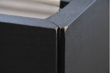 中古　希少な廃番品　BoConcept(ボーコンセプト)　Lugano(ルガーノ)　跳ね上げ式ダブルベッドフレーム　定価約30万円　(R-085927)