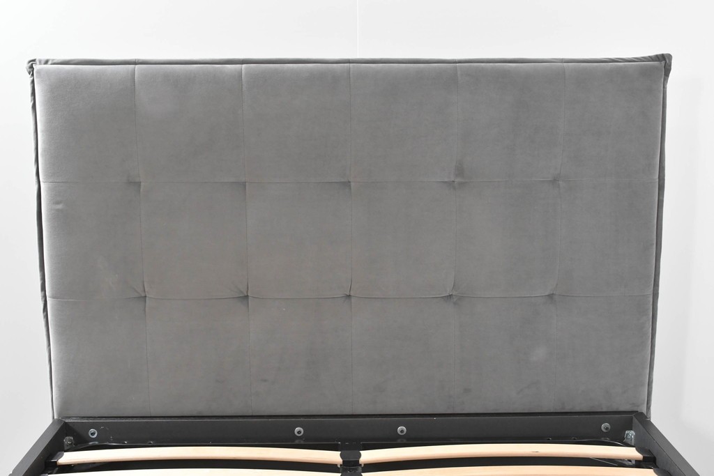 中古　希少な廃番品　BoConcept(ボーコンセプト)　Lugano(ルガーノ)　跳ね上げ式ダブルベッドフレーム　定価約30万円　(R-085927)