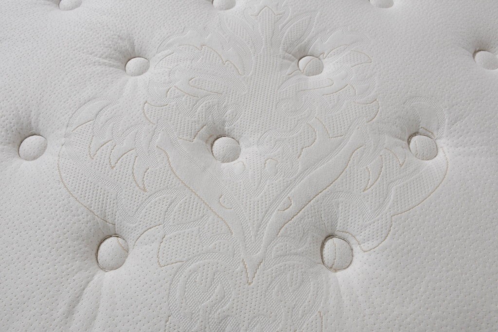 中古　Sealy(シーリー)　ポスチャーペディック　FORTE(フォルテ)　ダブルクッションタイプの本革ヘッドボード付きセミダブルベッド　定価(フレーム+マットレス)約52万円　(R-085930)