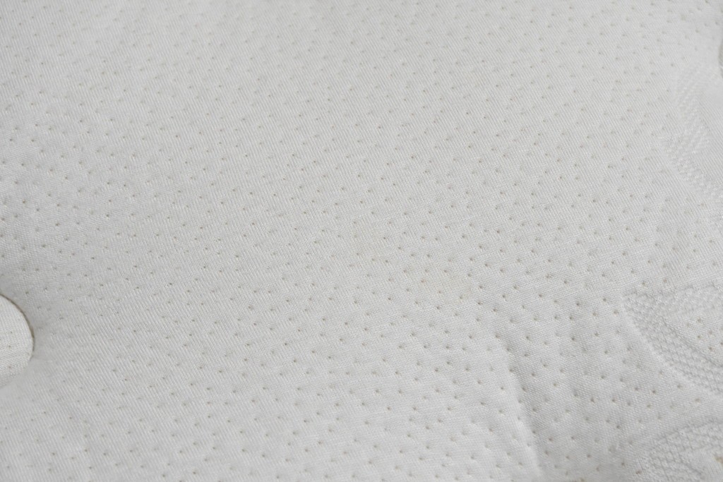 中古　Sealy(シーリー)　ポスチャーペディック　FORTE(フォルテ)　ダブルクッションタイプの本革ヘッドボード付きセミダブルベッド　定価(フレーム+マットレス)約52万円　(R-085930)