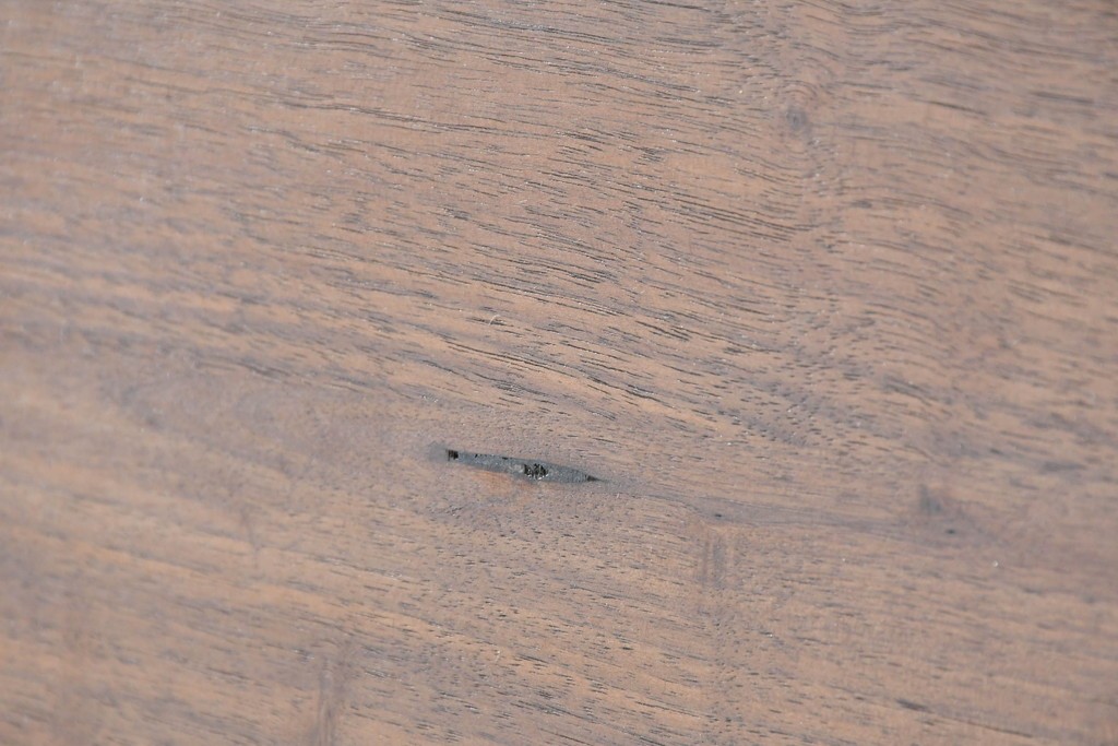 中古　美品　Veil(ヴェール)　ウォールナット　マットレス付きのダブルサイズベッド　定価約30万円　(R-085931)