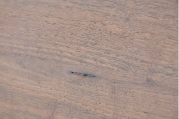 中古　美品　Veil(ヴェール)　ウォールナット　マットレス付きのダブルサイズベッド　定価約30万円　(R-085931)