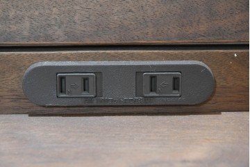 中古　美品　Veil(ヴェール)　ウォールナット　マットレス付きのダブルサイズベッド　定価約30万円　(R-085931)