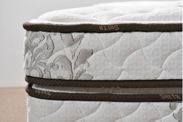 中古　美品　Serta(サータ)　上級シリーズ　スーペリアデイ53　シングルサイズプレミアムマットレス　定価約35万円　(R-085933)