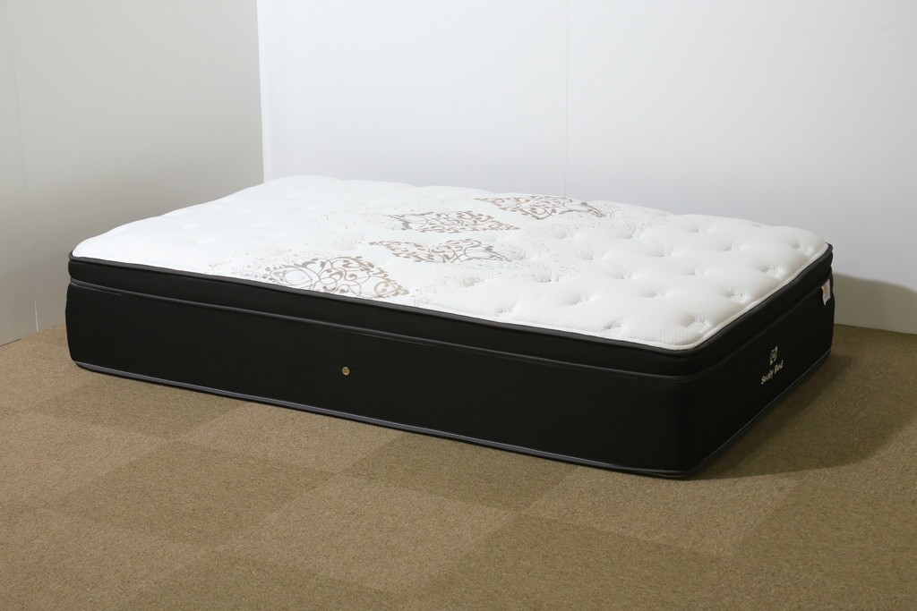 中古　美品　Sealy(シーリー)　タンザナイト25　セミダブルマットレス　定価約26万円　(R-085934)