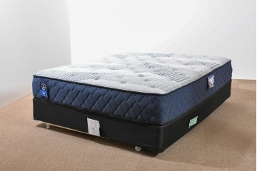 中古　美品　展示品　Sealy(シーリー)　Harbor Home(ハーバーホーム)　ワイドダブルマットレスとボトムクッションのセット　(R-085935)