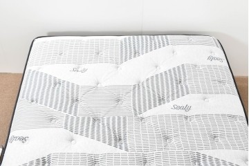 中古　美品　展示品　Sealy(シーリー)　Harbor Home(ハーバーホーム)　ワイドダブルマットレスとボトムクッションのセット　(R-085935)