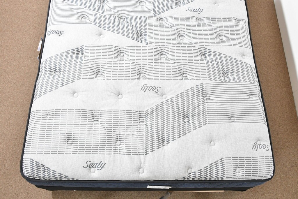 中古　美品　展示品　Sealy(シーリー)　Harbor Home(ハーバーホーム)　ワイドダブルマットレスとボトムクッションのセット　(R-085935)