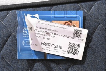 中古　美品　展示品　Sealy(シーリー)　Harbor Home(ハーバーホーム)　ワイドダブルマットレスとボトムクッションのセット　(R-085935)