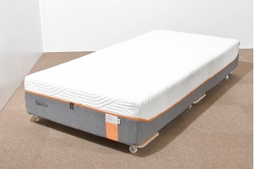 中古　TEMPUR(テンピュール)　かため　オリジナルエリート25　シングルマットレス　定価約26万円　(R-085936)