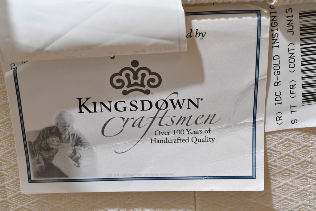 中古　美品　KINGSDOWN(キングスダウン)　REGALIA(レガリア)　Insignia(インシグニア)　ダブルサイズマットレス　定価約26万円　(R-085938)