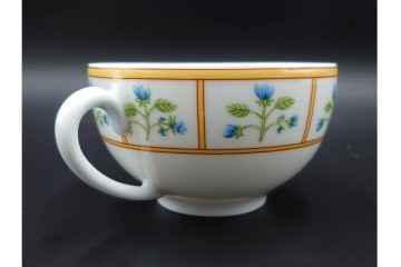 フランス　LIMOGES(リモージュ)　Haviland(アビランド)　Muscadin(ムスカディン) 　愛らしい花柄のトリオ4客セット　(R-085944)