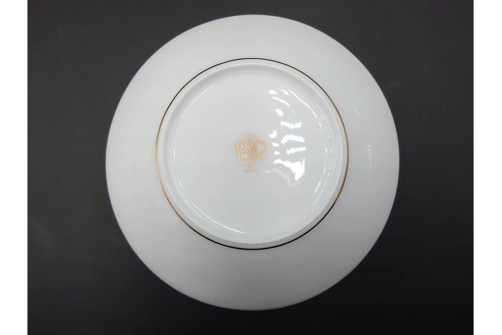 大倉陶園(OKURA/OAC)　歳時記シリーズ　クリスマス&鯉のぼり　季節を感じるトリオ2客セット　プレートのみ外箱付き　(R-085945)