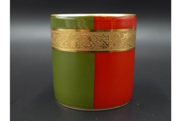 大倉陶園(OKURA/OAC)　歳時記シリーズ　クリスマス&鯉のぼり　季節を感じるトリオ2客セット　プレートのみ外箱付き　(R-085945)