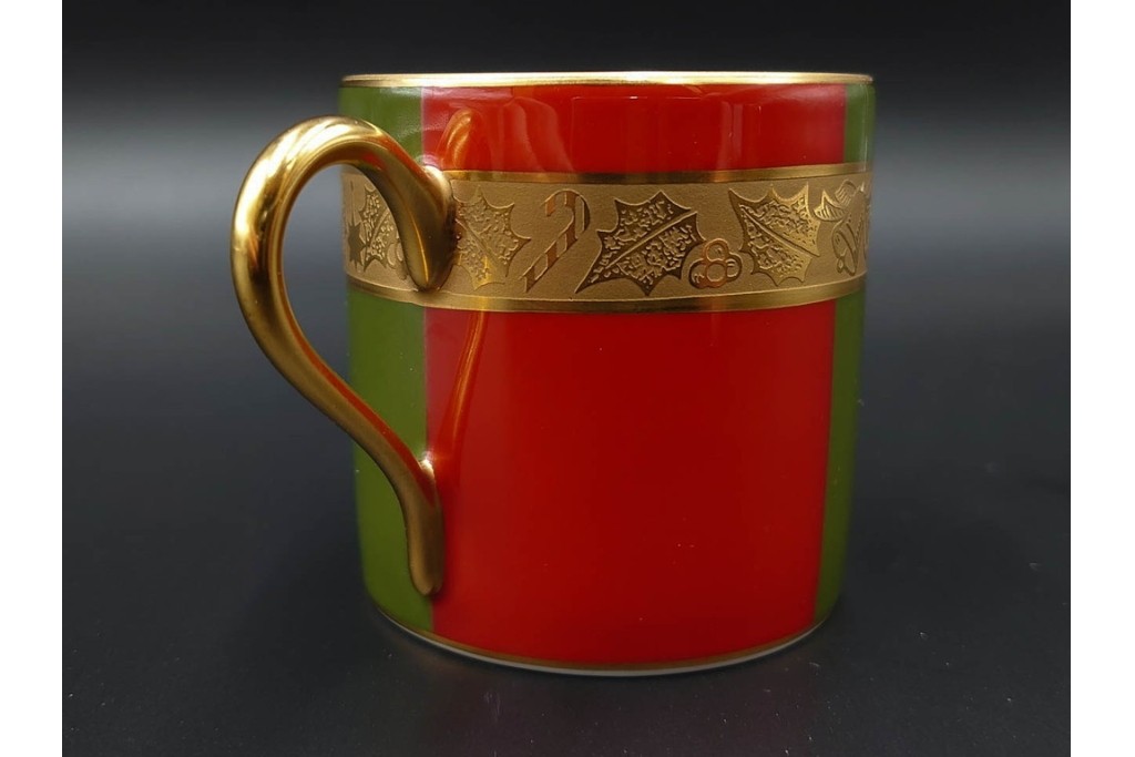 大倉陶園(OKURA/OAC)　歳時記シリーズ　クリスマス&鯉のぼり　季節を感じるトリオ2客セット　プレートのみ外箱付き　(R-085945)