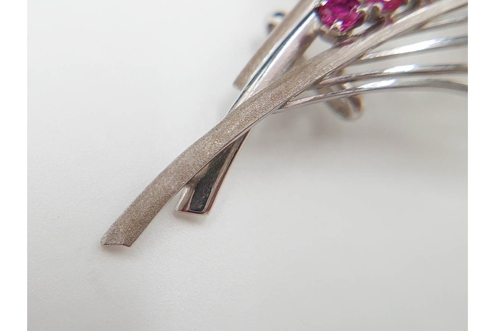 K14WG(14金ホワイトゴールド)　真珠(パール)　ブローチとしても使える帯留　(R-085948)