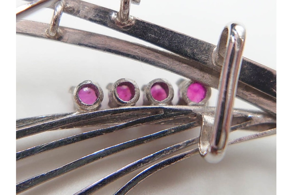 K14WG(14金ホワイトゴールド)　真珠(パール)　ブローチとしても使える帯留　(R-085948)