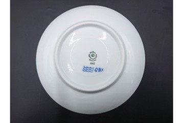 デンマーク製　ROYAL COPENHAGEN(ロイヤルコペンハーゲン)　ブルーフルーテッド　フルレース(コーヒーカップ)・ハーフレース(ティーカップ)のカップ&ソーサー3客セット　(R-085953)