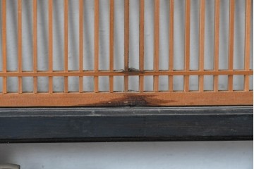 アンティーク建具　昭和初期　繊細な組子細工が目を引く欄間1枚　(R-085972)