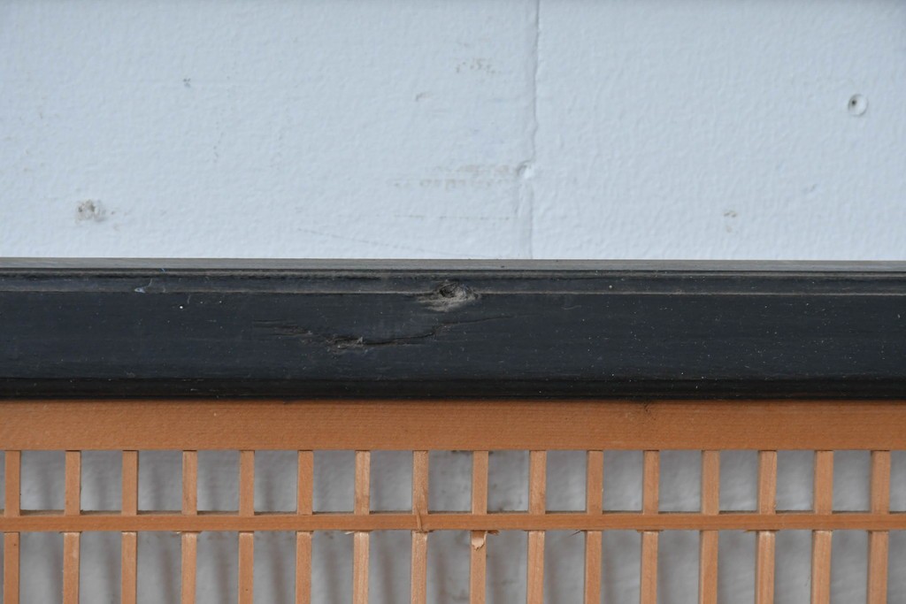 アンティーク建具　昭和初期　繊細な組子細工が目を引く欄間1枚　(R-085972)