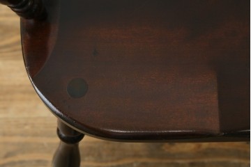 中古　美品　松本民芸家具　#91型　重厚で品格ある佇まいのキャプテンチェア　定価約13万円　(R-085974)