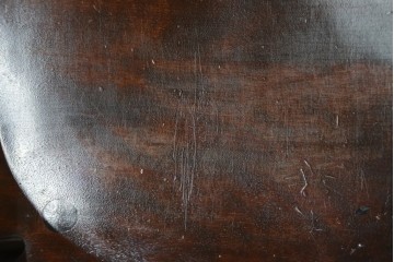 中古　美品　松本民芸家具　#91型　重厚で品格ある佇まいのキャプテンチェア　定価約13万円　(R-085974)