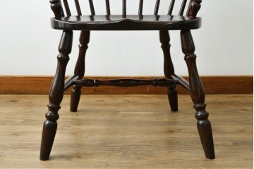 中古　美品　松本民芸家具　#91型　重厚で品格ある佇まいのキャプテンチェア　定価約13万円　(R-085974)