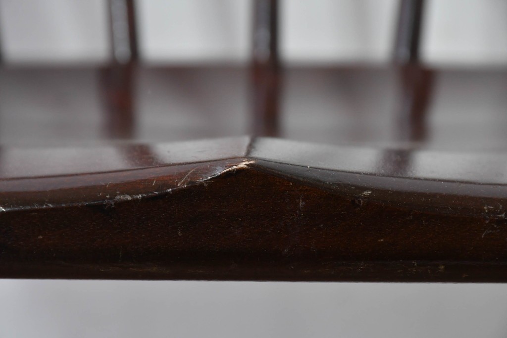 中古　美品　松本民芸家具　#91型　重厚で品格ある佇まいのキャプテンチェア　定価約13万円　(R-085974)