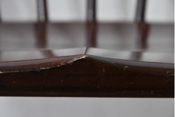 中古　美品　松本民芸家具　#91型　重厚で品格ある佇まいのキャプテンチェア　定価約13万円　(R-085974)