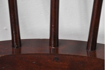 中古　美品　松本民芸家具　#91型　重厚で品格ある佇まいのキャプテンチェア　定価約13万円　(R-085974)