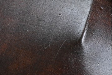 中古　美品　松本民芸家具　#91型　重厚で品格ある佇まいのキャプテンチェア　定価約13万円　(R-085974)