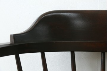 中古　美品　松本民芸家具　#91型　重厚で品格ある佇まいのキャプテンチェア　定価約13万円　(R-085975)