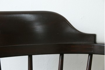 中古　美品　松本民芸家具　#91型　重厚で品格ある佇まいのキャプテンチェア　定価約13万円　(R-085975)