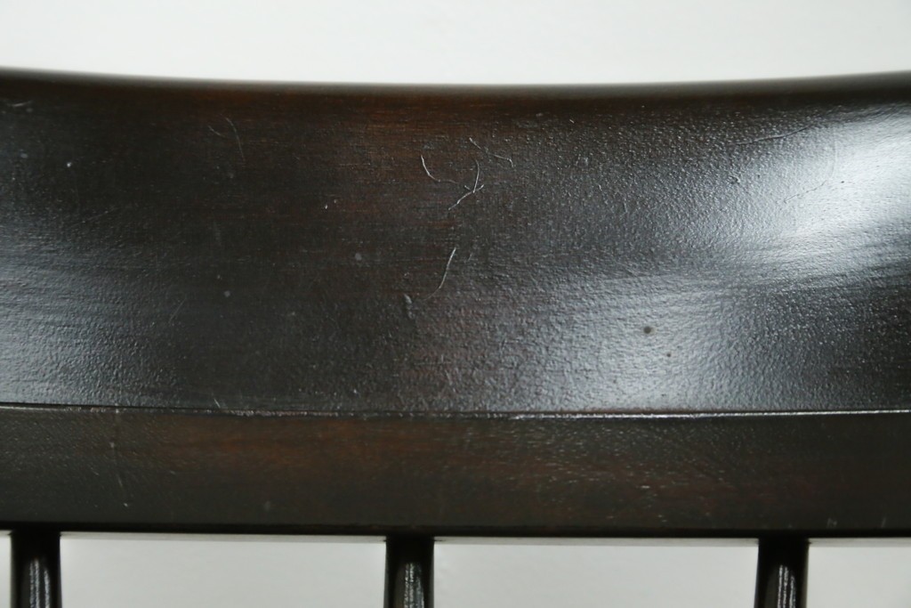 中古　美品　松本民芸家具　#91型　重厚で品格ある佇まいのキャプテンチェア　定価約13万円　(R-085975)