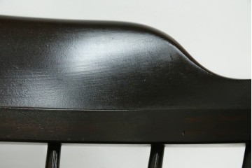 中古　美品　松本民芸家具　#91型　重厚で品格ある佇まいのキャプテンチェア　定価約13万円　(R-085975)