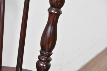 中古　美品　松本民芸家具　#91型　重厚で品格ある佇まいのキャプテンチェア　定価約13万円　(R-085975)