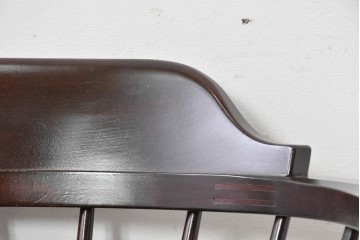 中古　美品　松本民芸家具　#91型　重厚で品格ある佇まいのキャプテンチェア　定価約13万円　(R-085975)