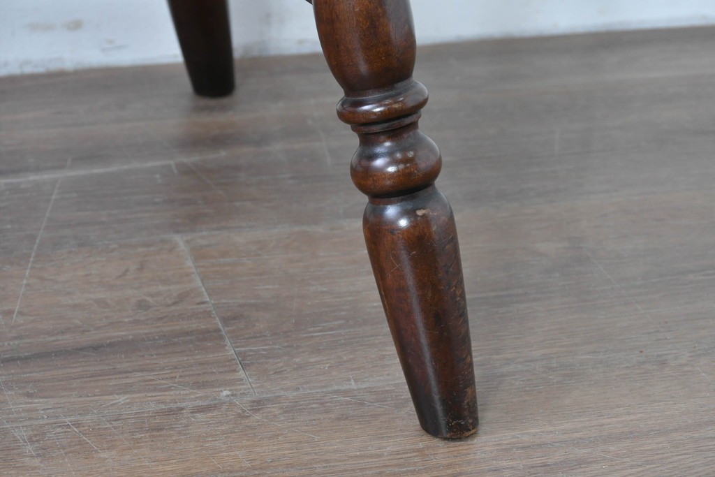 中古　美品　松本民芸家具　#91型　重厚で品格ある佇まいのキャプテンチェア　定価約13万円　(R-085975)