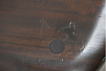 中古　松本民芸家具　鳥かごのような背姿が印象的なバードケージチェア　定価約13万円　(R-085976)