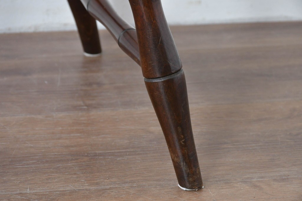 中古　松本民芸家具　鳥かごのような背姿が印象的なバードケージチェア　定価約13万円　(R-085976)