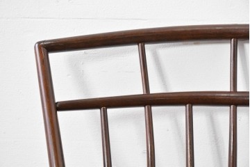 中古　松本民芸家具　鳥かごのような背姿が印象的なバードケージチェア　定価約13万円　(R-085976)