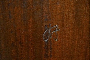 中古　松本民芸家具　鳥かごのような背姿が印象的なバードケージチェア　定価約13万円　(R-085976)