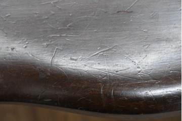 中古　松本民芸家具　背もたれの意匠が美しいA型サムバックチェア　定価約14万円　(R-085977)