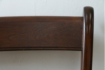 中古　松本民芸家具　背貫の意匠が個性的なB型ワイコムチェア　定価約12万円　(R-085979)